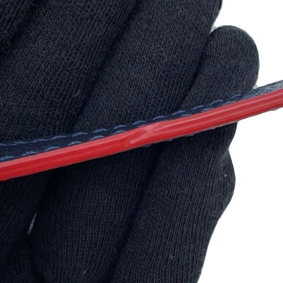 LOUIS VUITTON Pochette Metis Size MM Monogram Empreinte Leather Marine Rouge - Picture 12 of 15